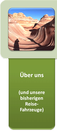 Unsere Reisefahrzeuge: diverse Wohnmobile und das 4x4 LKW Expeditionsfahrzeug
